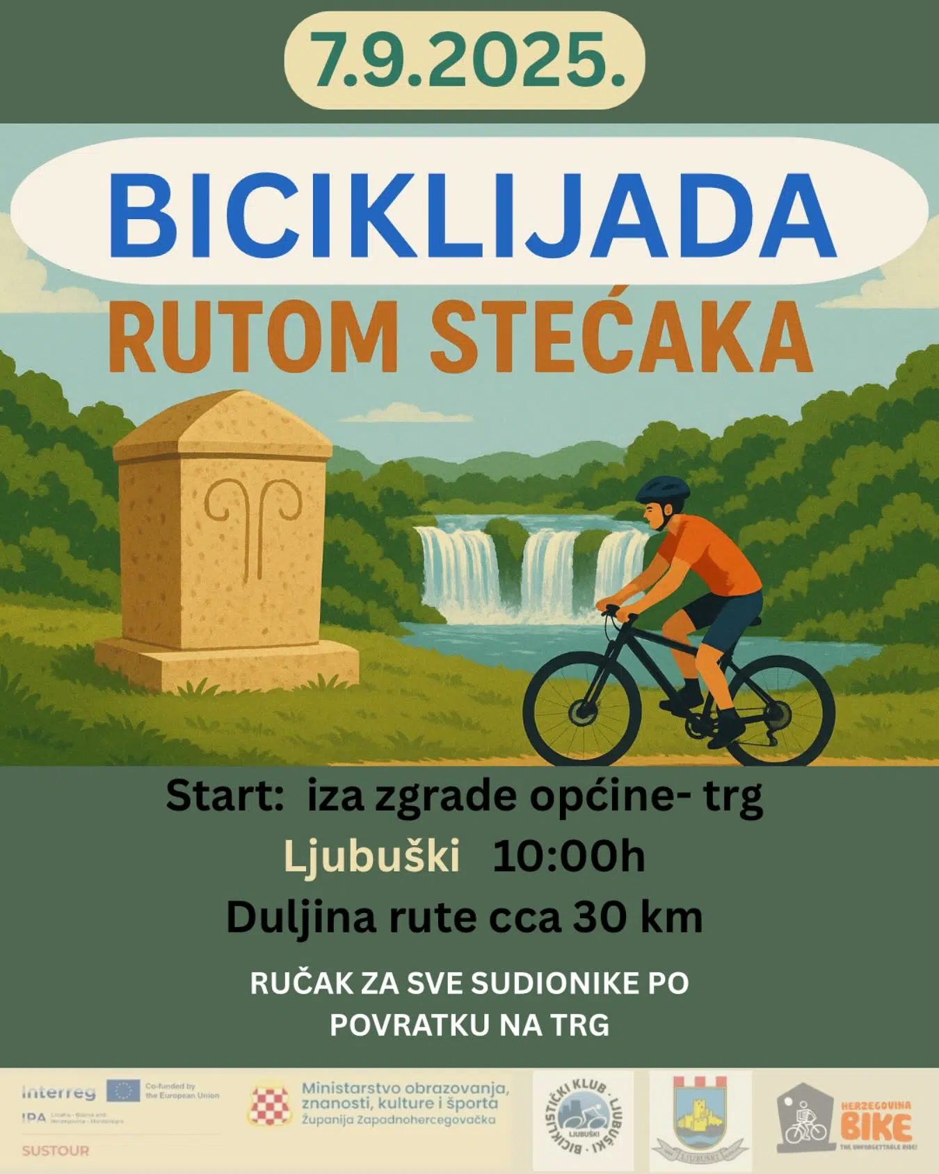 Ljubuški: U nedjelju 12. Ljubuška biciklijada “Rutom stećaka”