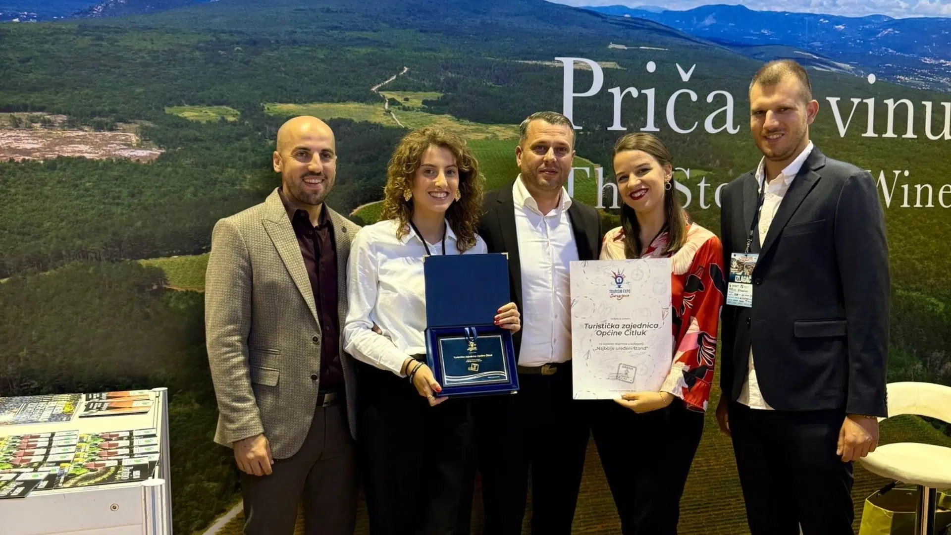 TOURISM EXPO SARAJEVO 2025 Nagrada za najbolje uređen štand pripala je Turističkoj zajednici Općine Čitluk