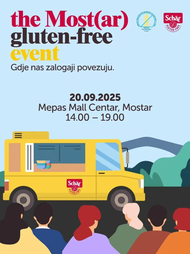 Udruga oboljelih od celijakije u subotu organizira”Prvi Gluten free event” u Mostaru