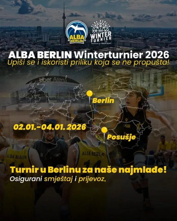 KK Posušje: Škola košarke putuje na turnir ALBA BERLIN Winterturnier