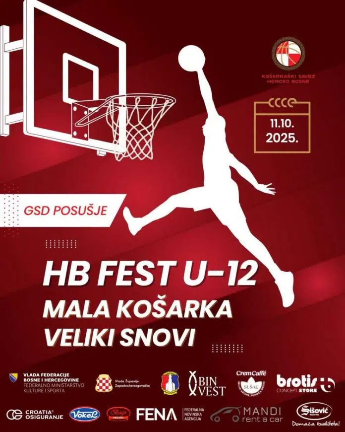 Festival košarke u Posušju okuplja više od 300 djece