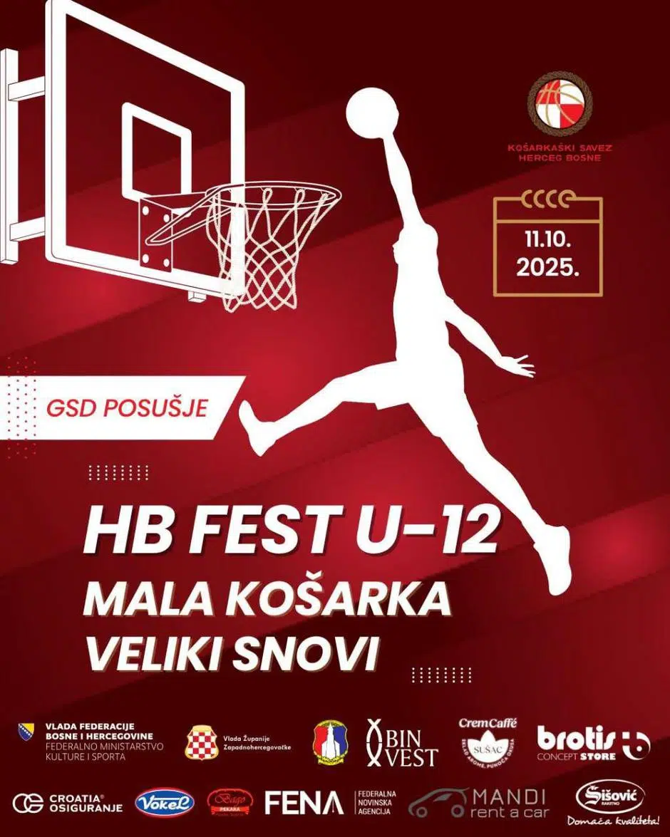 Festival košarke u Posušju okuplja više od 300 djece