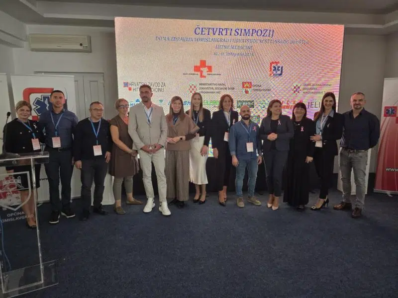 FOTO/Završen Četvrti simpozij Doma zdravlja Tomislavgrad i Hrvatskog sestrinskog društva hitne medicine u Tomislavgradu: Više od 400 sudionika u dva dana