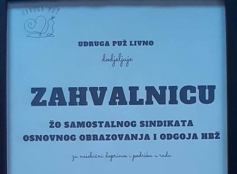 FOTO: Sindikat osnovnog obrazovanja HBŽ- e organizirao humanitarne akcije