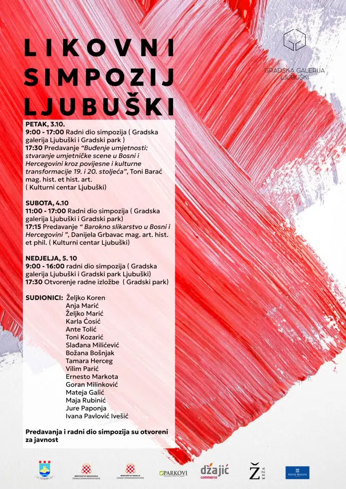 Ljubuški postaje središtem likovne scene, sutra počinje trodnevni likovni simpozij