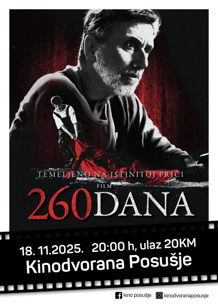 Kinodvorana Posušje: Film „260 dana“ donosi dirljivu priču o djetinjstvu