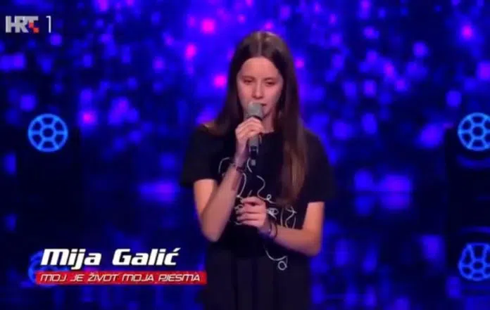 Mija Galić iz Posušja nastupila u emisiji The Voice Kids Hrvatska