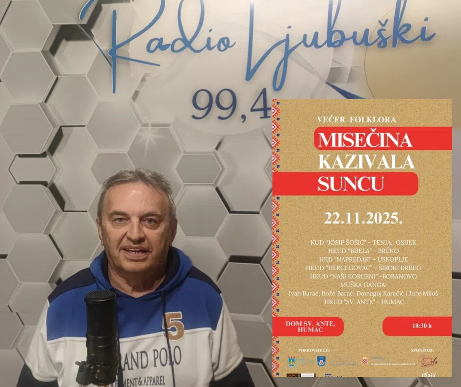 HKUD Sv.Ante Humac: Sutra Večer folklora ‘Misečina kazivala suncu’“