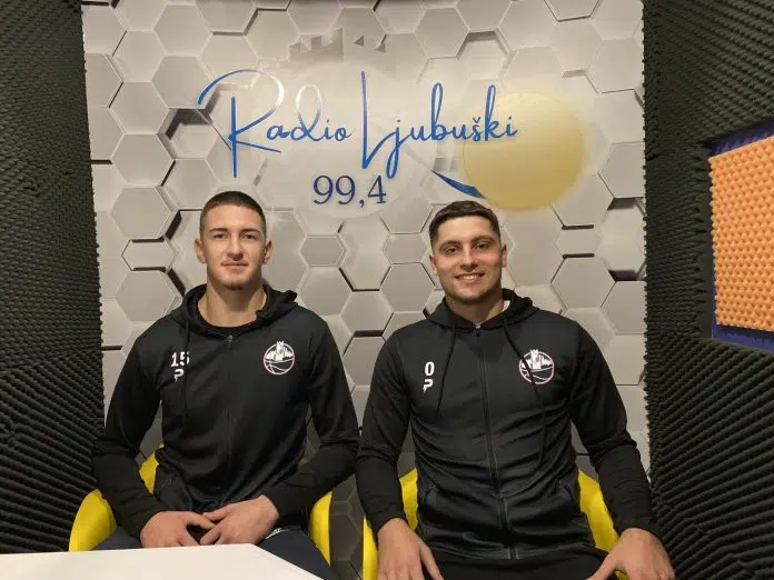 Košarkaši Ljubuškog Stipe Dugandžić i Matej Jelić: Cilj nam je
