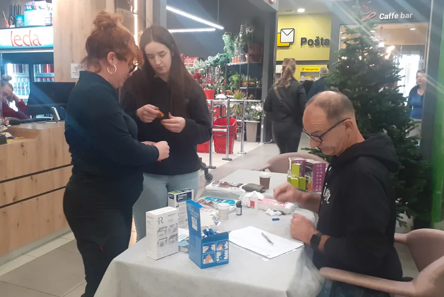 U Ljubuškom održana akcija besplatnog mjerenja šećera u krvi
