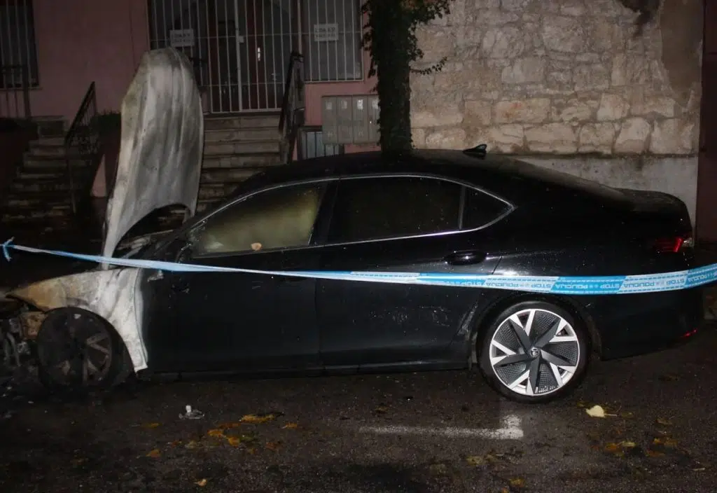 Uhićen osumnjičeni za paljevinu vozila gradonačelnika Kordića