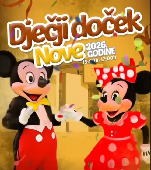 Dječji doček Nove godine u Posušju: Zabava i čarolija za najmlađe