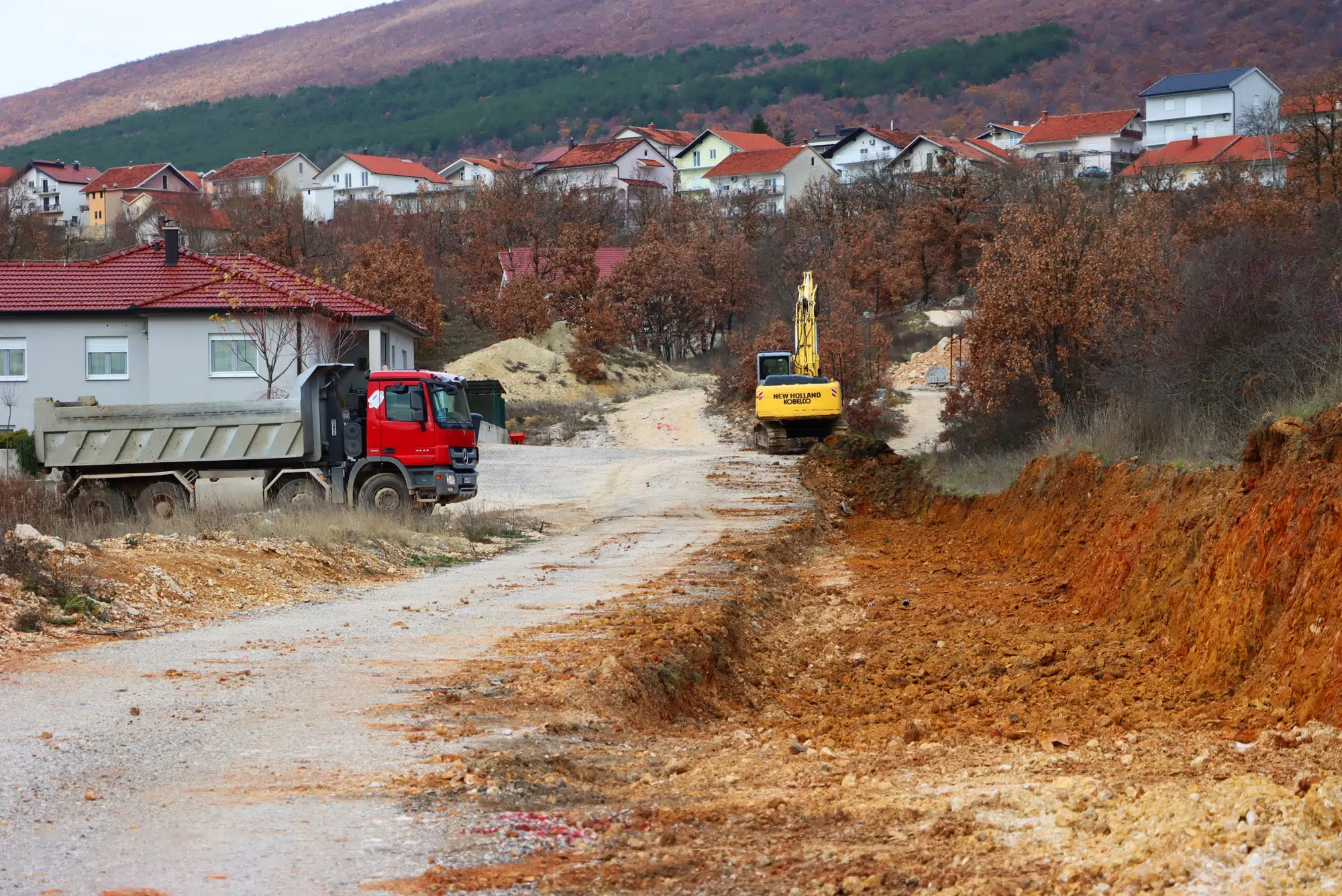 Posušje: U tijeku radovi u ulici Augusta Šenoe