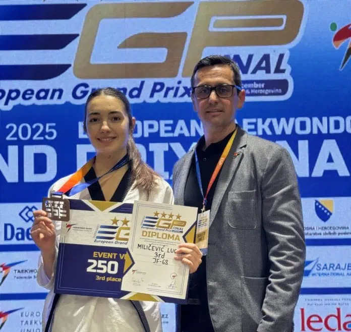 Veliki uspjeh Taekwondo kluba Poskok: Lucija Miličević među najboljima u