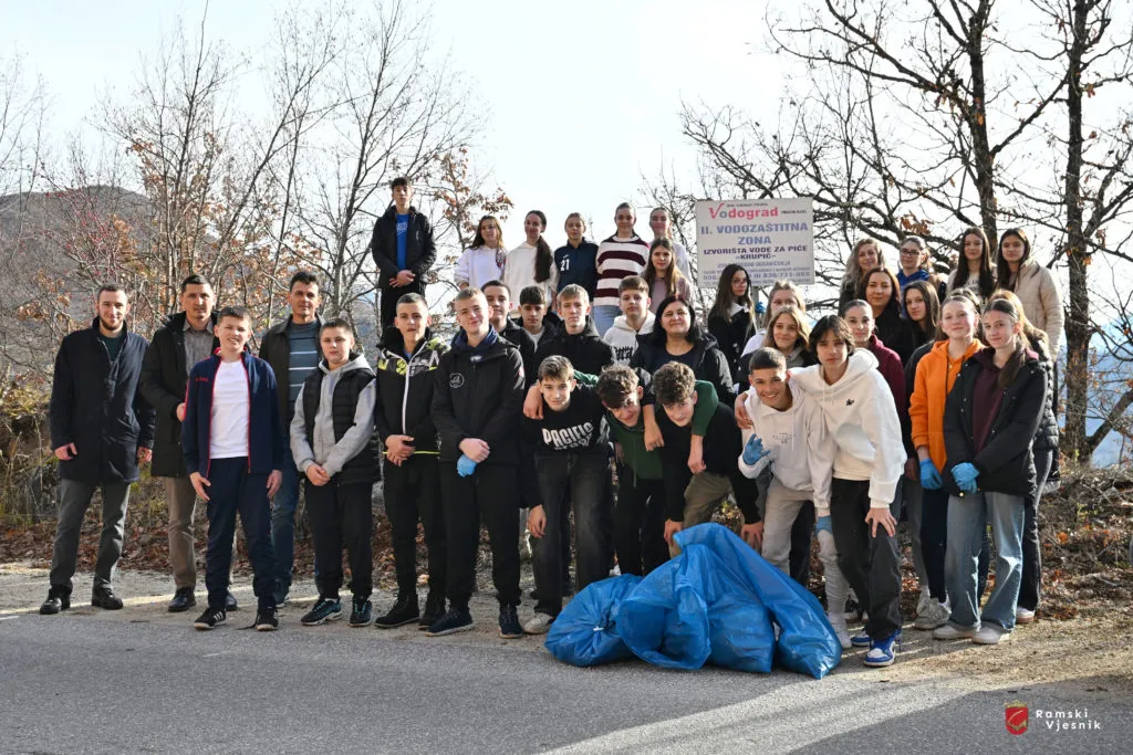 U nastavku realizacije projekta „Manje otpada za ugodniji okoliš Prozora-Rame“ sudjelovali učenici iz Prozora i djelatnici JKP „Vodograd“