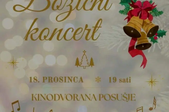 Božićna glazbena večer u Posušju: Koncert Glazbene škole u četvrtak