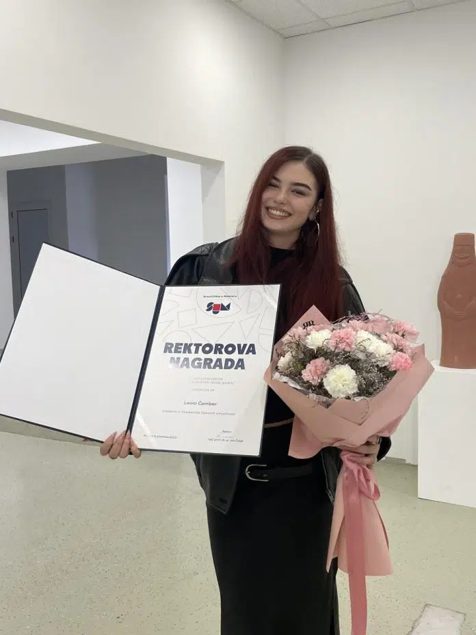Leona Čamber iz Posušja dobitnica Rektorove nagrade Sveučilišta u Mostaru