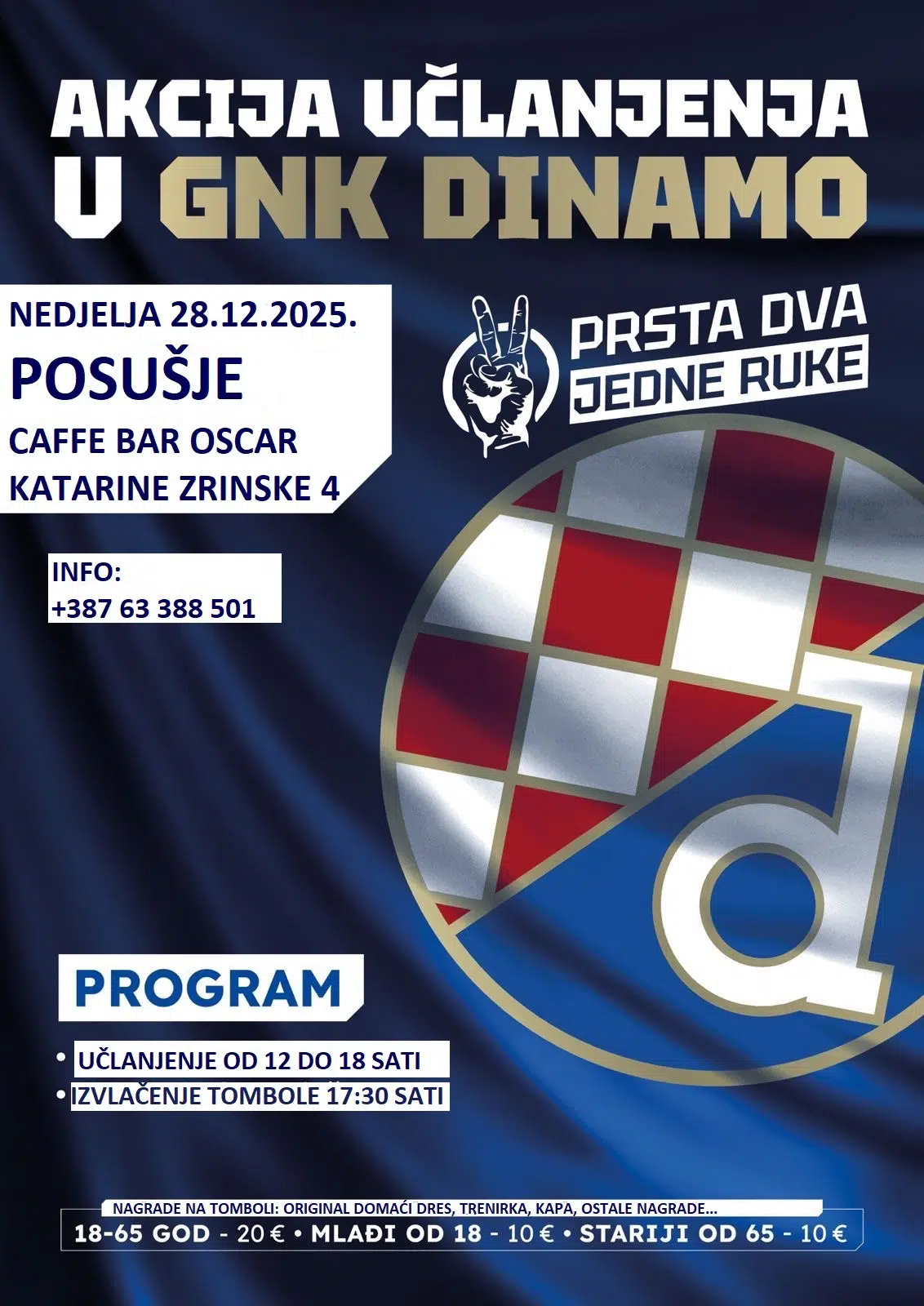 Akcija učlanjenja u GNK Dinamo ove nedjelje u Posušju
