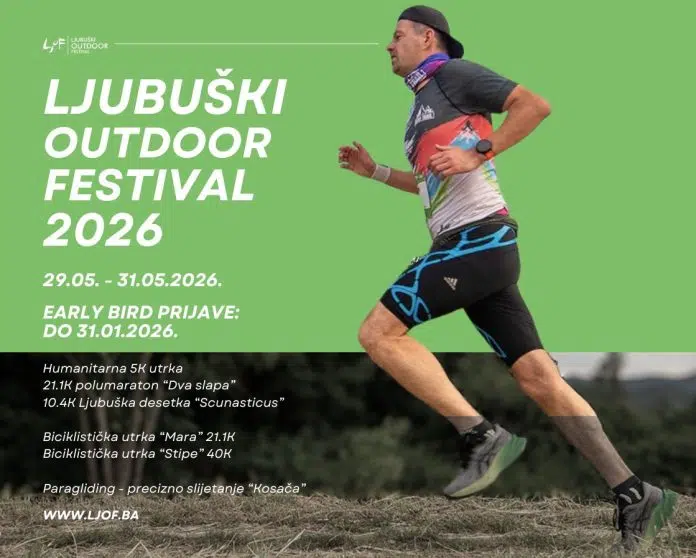 Ljubuški Outdoor Festival 2026: Otvorene early bird prijave za najveću