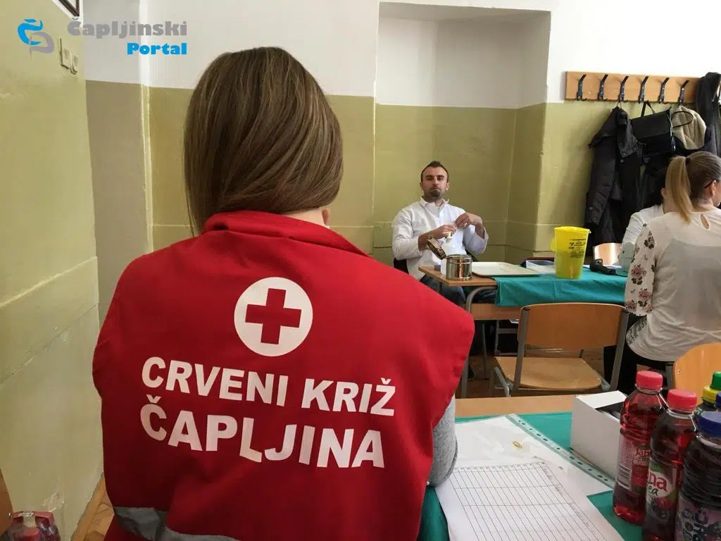 Aktivnosti Crvenog križa u 2025: Prikupljeno 270 doza krvi, podijeljeno 400 humanitarnih paketa…