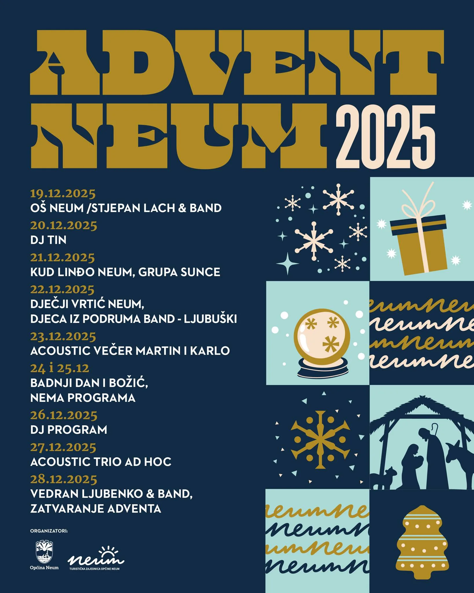 NAJAVA: Donosimo program ovogodišnjeg Adventa u Neumu
