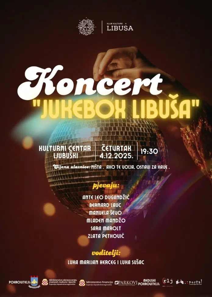 U četvrtak koncert “Jukebox Libuša”
