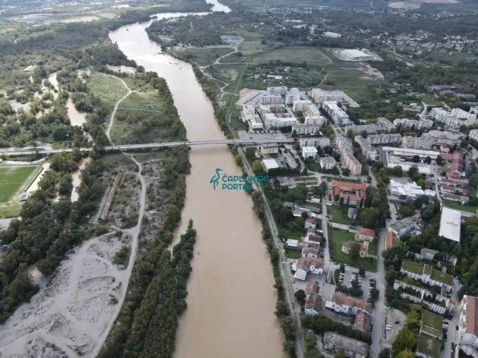 Trebižat u redovnoj obrani od poplava, Neretva u opadanju
