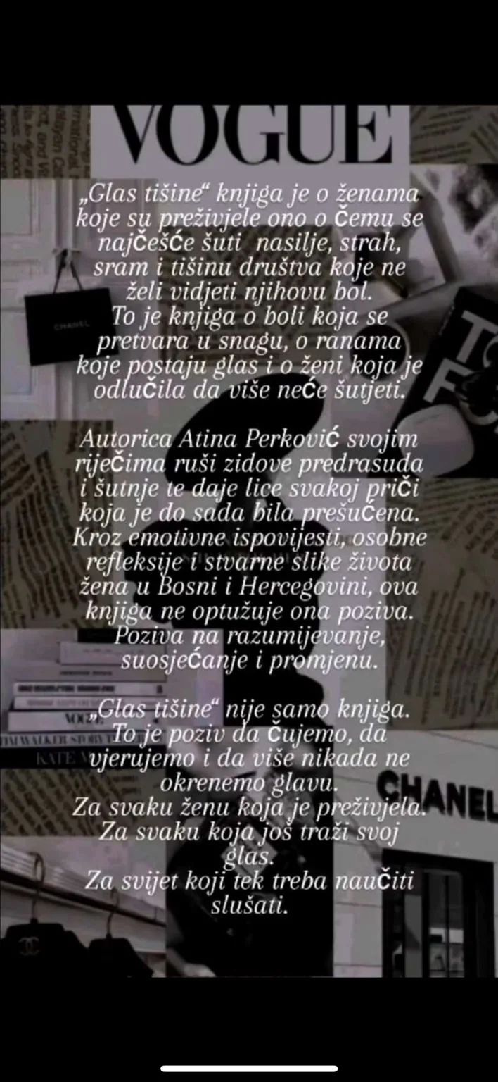 VIDEO / Livanjka napisala knjigu o femicidu u BiH – “Glas tišine”