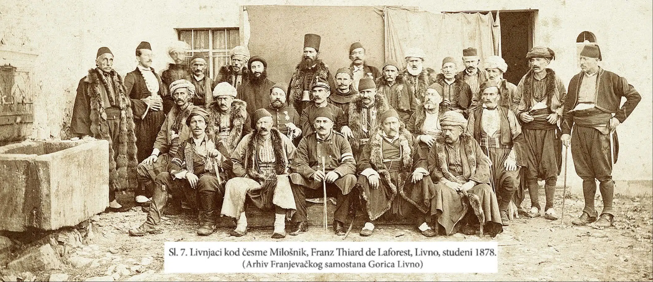 Prva sjednica Gradskog vijeća Livna kod česme Milošnik 1878. godine