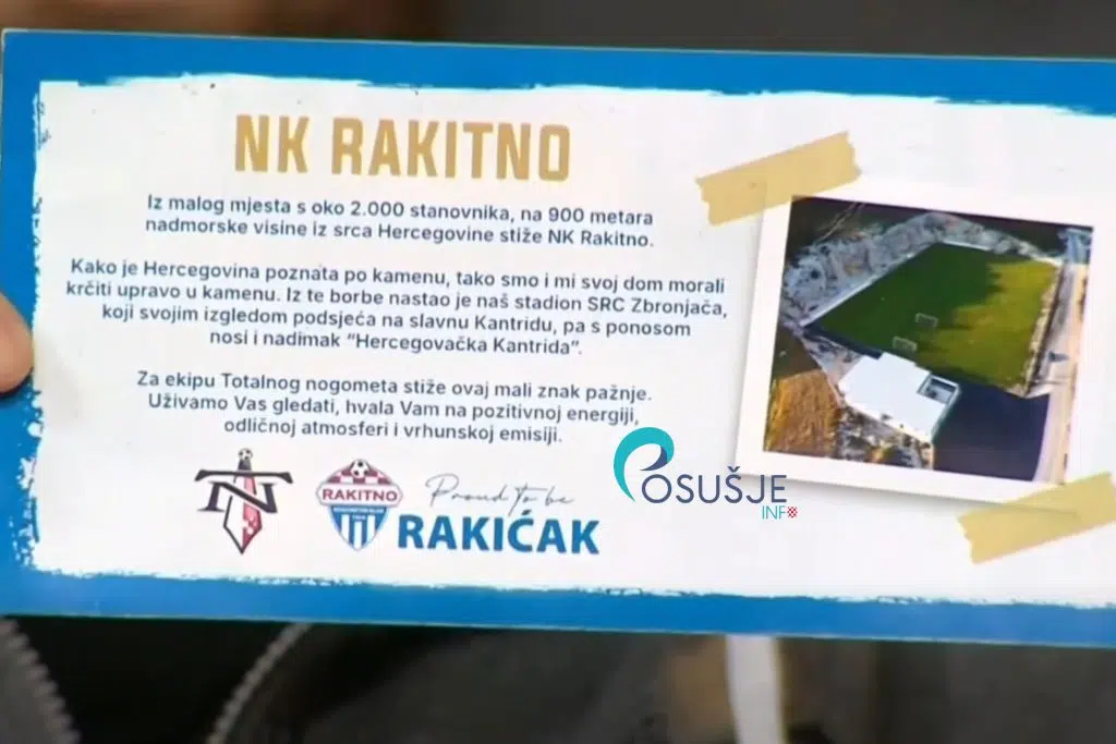 VIDEO Rakitno pokazalo veliko srce: Voditelji Totalnog nogometa oduševljeni gestom