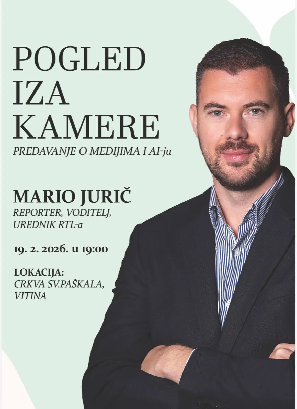 Župa Vitina poziva na predavanje “Pogled iza kamere-o medijima i umjetnoj inteligenciji”