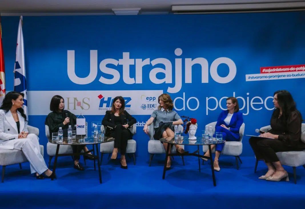 Održan okrugli stol „One odlučuju“: Dužnosnice HDZ-a BiH o ulozi žena u procesima odlučivanja u BiH