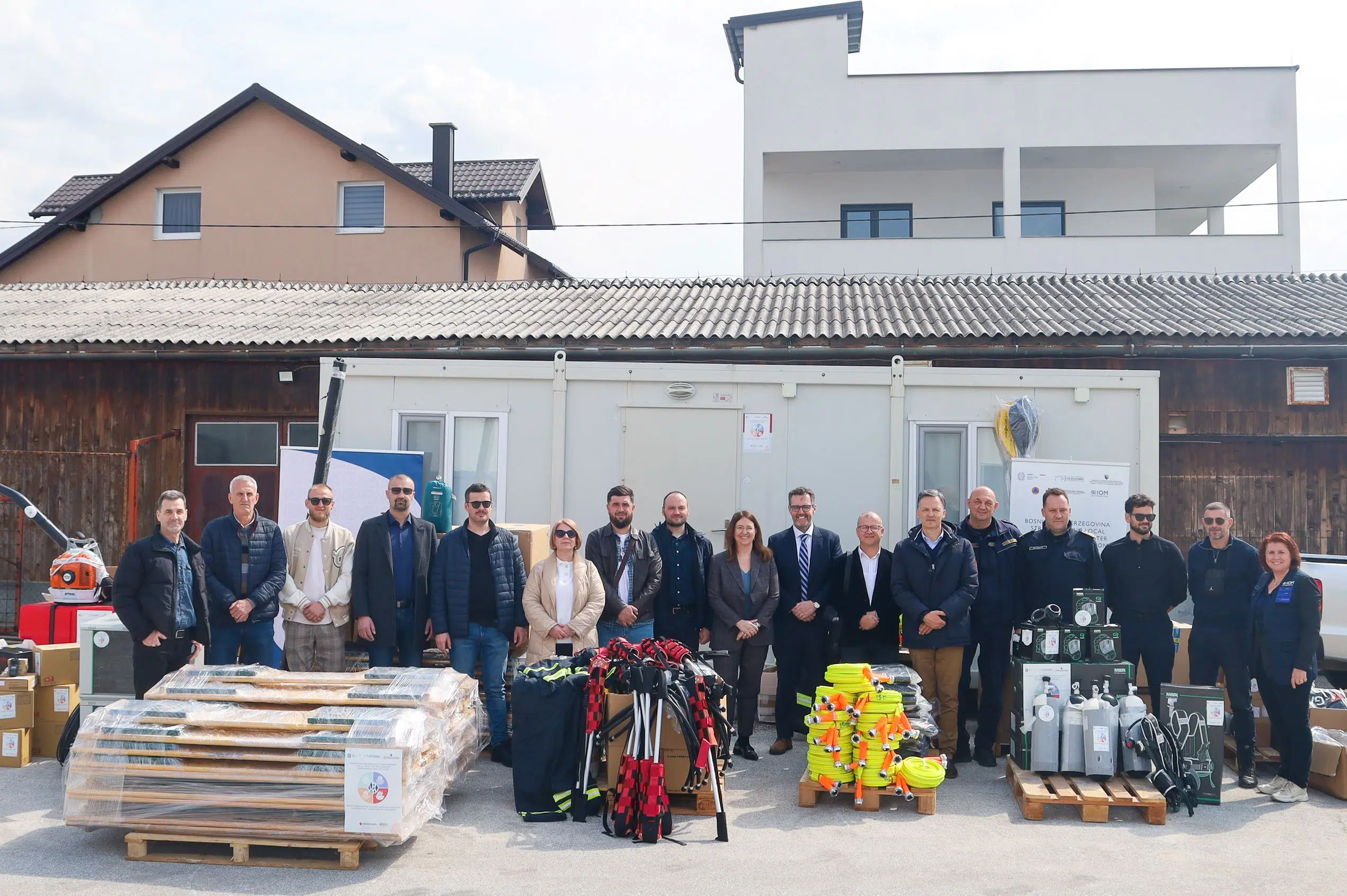 OPĆINA TOMISLAVGRAD OD ITALIJE DOBILA DONACIJU U OPREMI ZA CIVILNU ZAŠTITU