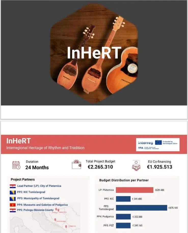 PRVI INTERAKTIVNI MUZEJ GANGE U BOSNI I HERCEGOVINI BIT ĆE U TOMISLAVGRADU: U OKVIRU PROGRAMA INTERREG IPA HR-BA-ME ODOBRENA SREDSTVA U IZNOSU 1,9 MILIJUNA EURA
