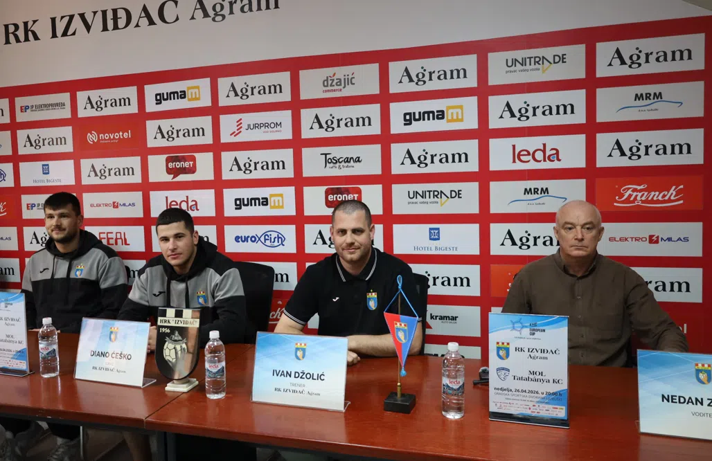 U Izviđač Agramu optimistični pred nedjeljnu utakmicu polufinala EHF European Cupa protiv mađarske MOL Tatabanye