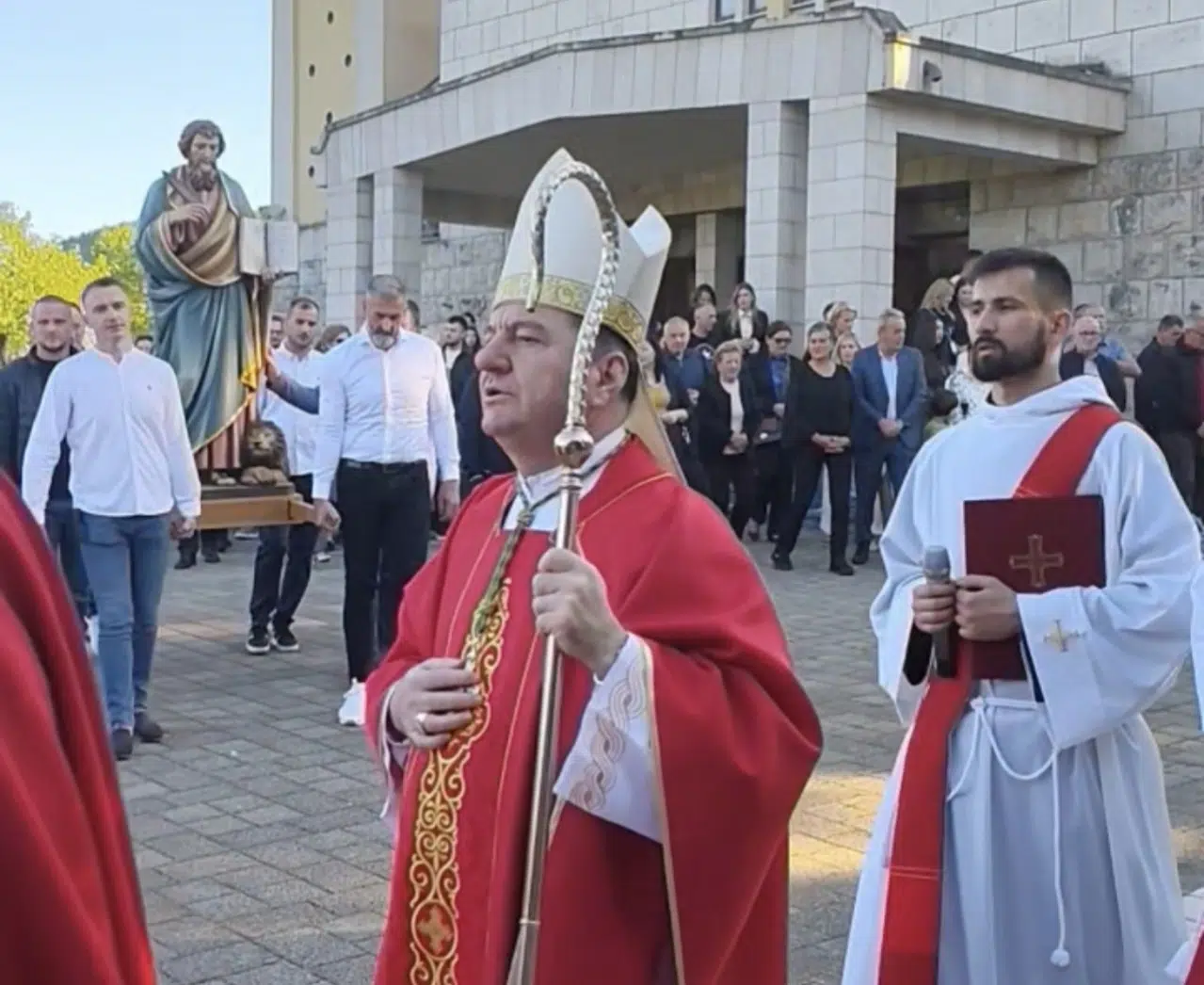 Video/Klobuk: Proslavljen Markovdan i blagoslovljena nova crkvena vrata