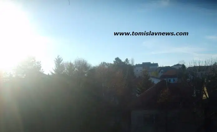 DOBRO vam vedro i tiho jutro iz Tomislavgrada!