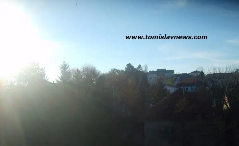 DOBRO vam vedro i tiho jutro iz Tomislavgrada!