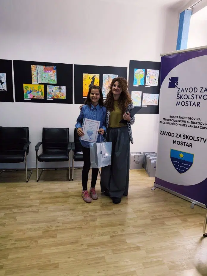 Gabriela Maslać osvojila prvo mjesto na županijskom likovnom natjecanju