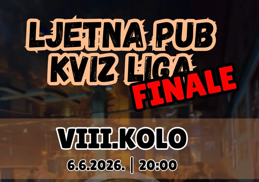 Završnica kvizaške sezone u Tomislavgradu: veliko finale lige u subotu 6. lipnja
