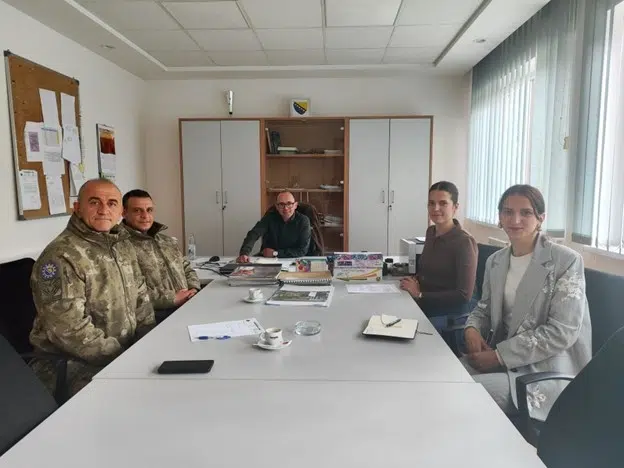 HBŽ: Održan radni sastanak predstavnika EUFOR-a i Šumarije Glamoč