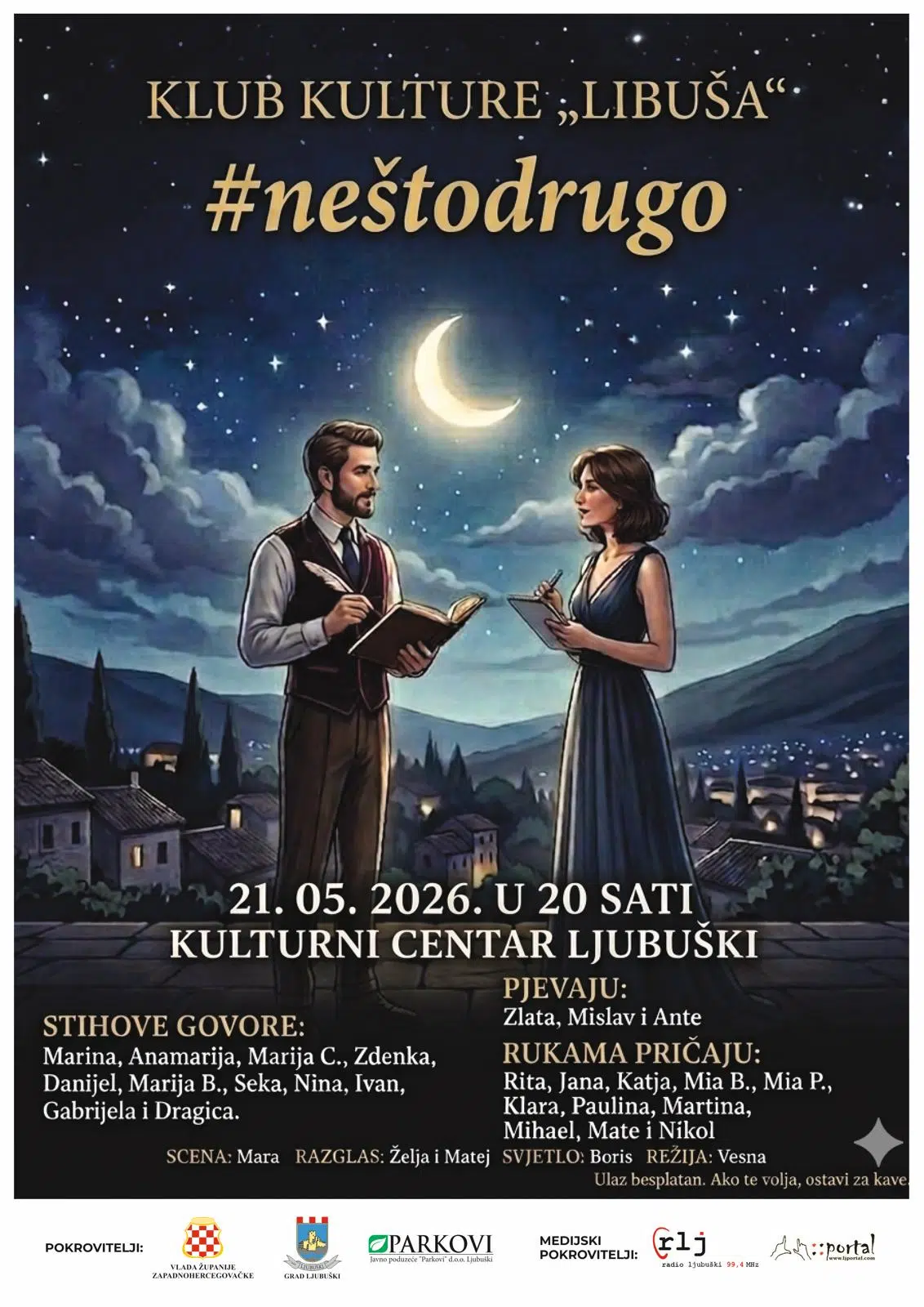 Klub kulture „Libuša“ donosi „#neštodrugo“