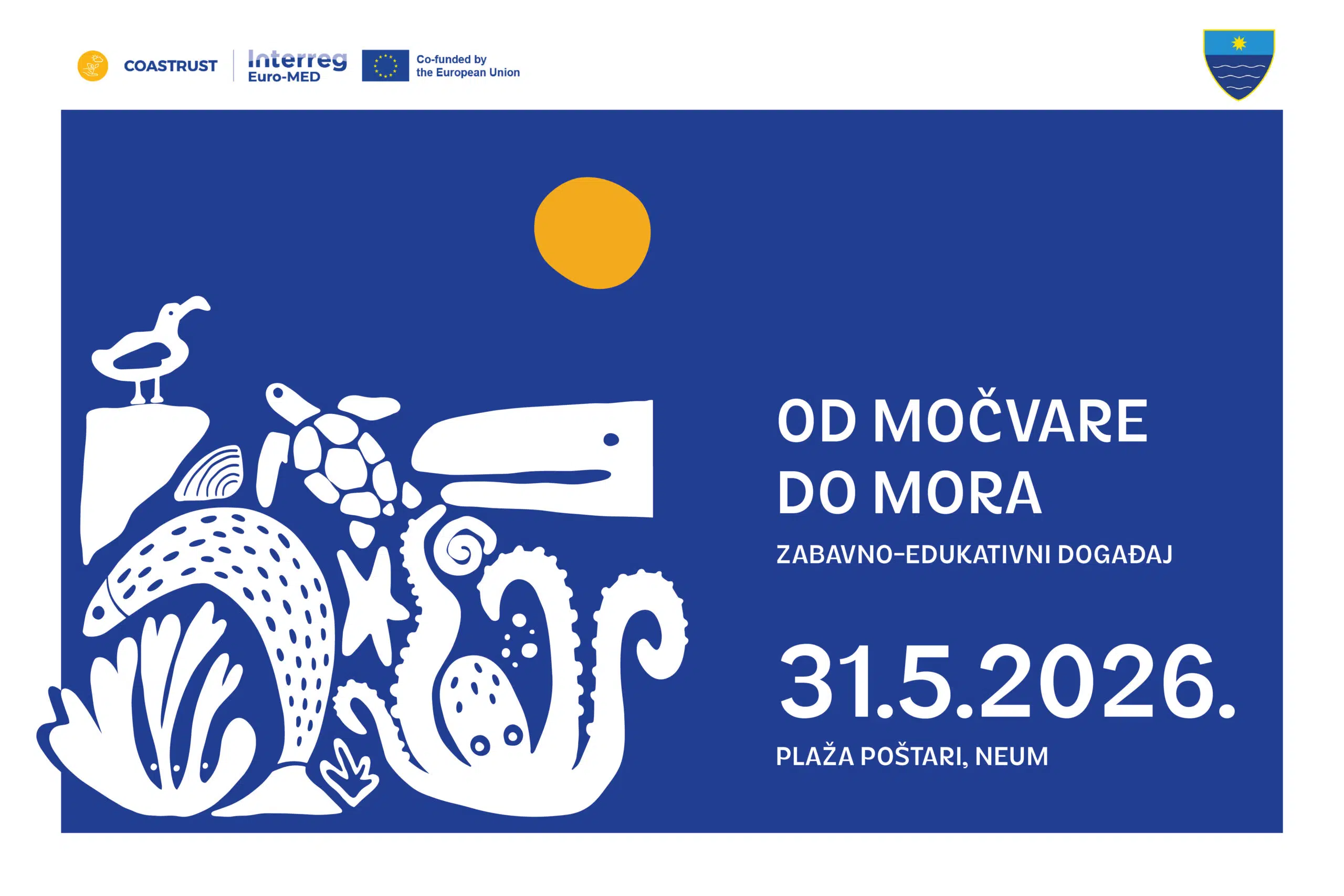 NAJAVA: Zabavno-edukativni događaj „Od močvare do mora“ za djecu i zajednicu u  Neumu