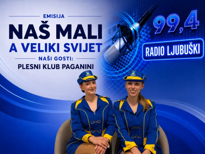 Plesni klub Paganini u emisiji „Naš mali, a veliki svijet“,