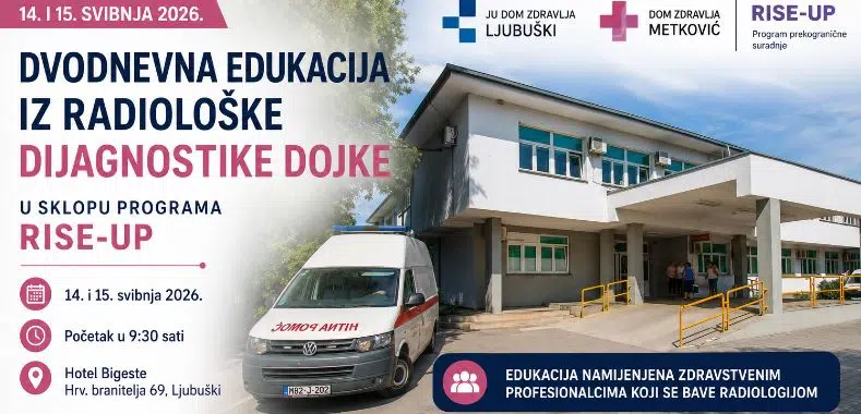 U Ljubuškom dvodnevna edukacija iz radiološke dijagnostike dojke u sklopu projekta RISE-UP