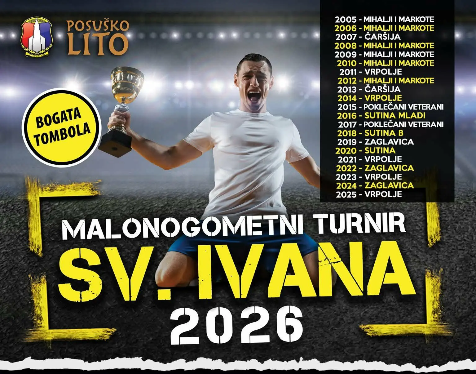 Večeras počinje Malonogometni turnir Sv. Ivana u Rakitnu