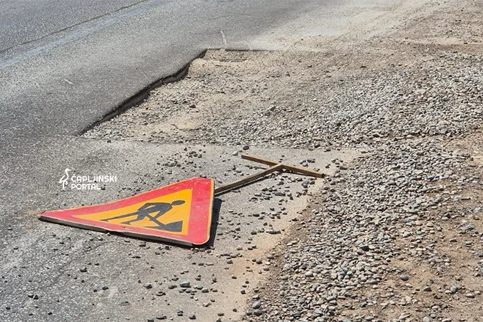 FOTO | Mještani upozoravaju na neoznačene radove: ”Ne treba nam nova stravična nesreća”