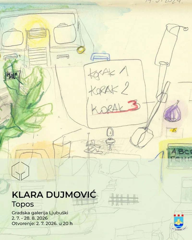Najava: TOPOS – samostalna izložba Klare Dujmović u Gradskoj galeriji