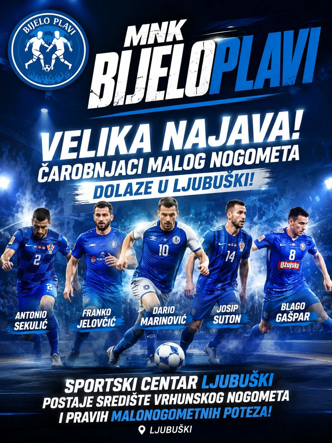 Večeras na Centru malih športova u Ljubuškom pravi spektakl malog nogometa
