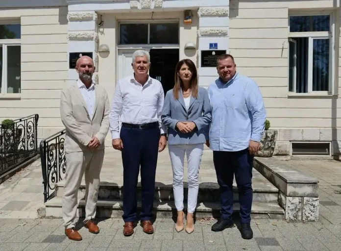 Čović i Filipović s gradonačelnikom Markotićem: Ljubuški se profilirao kao